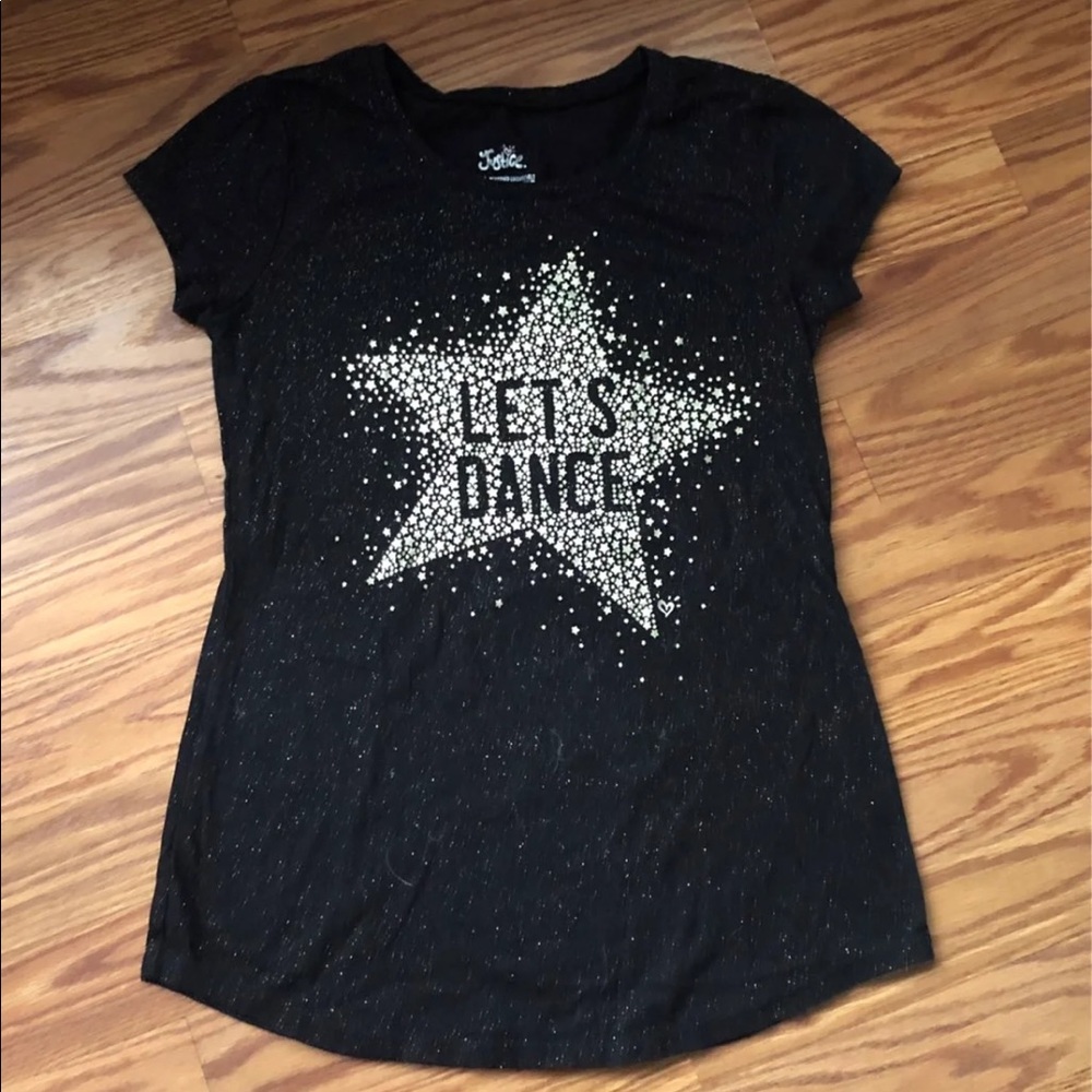 Justice 10 Glitter Tee